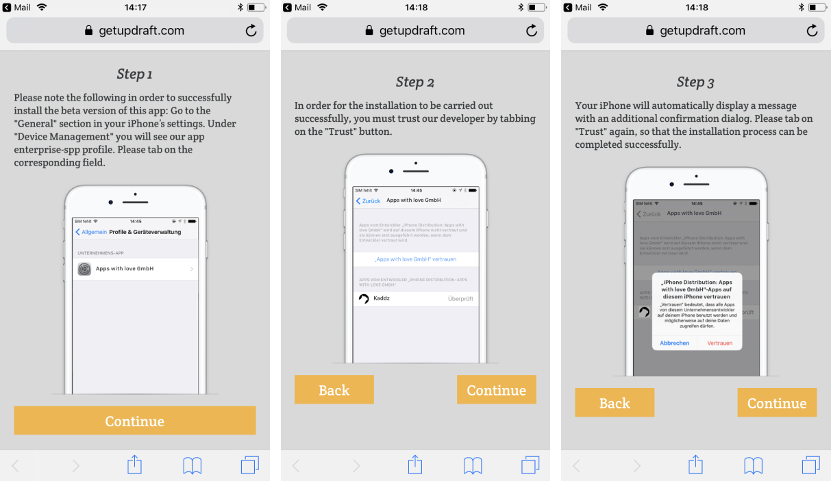 App Distribution Updraft Installation Tutorial